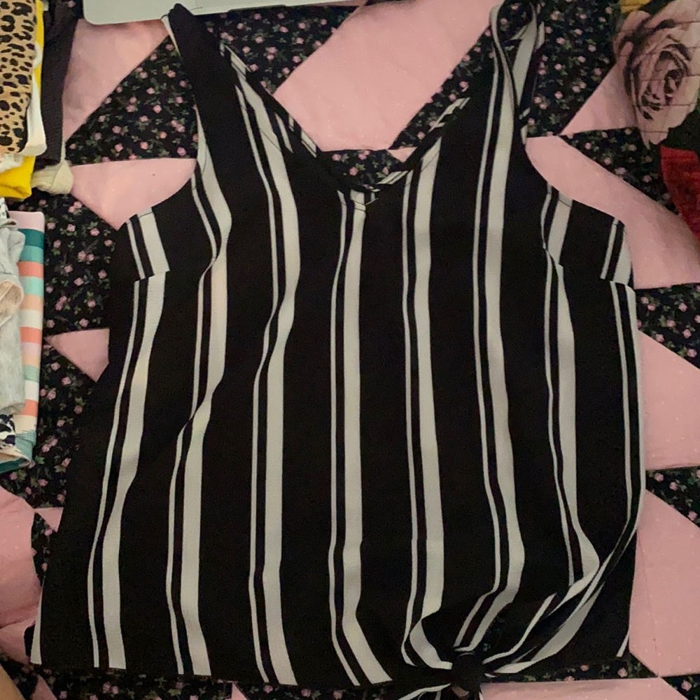 black striped tank